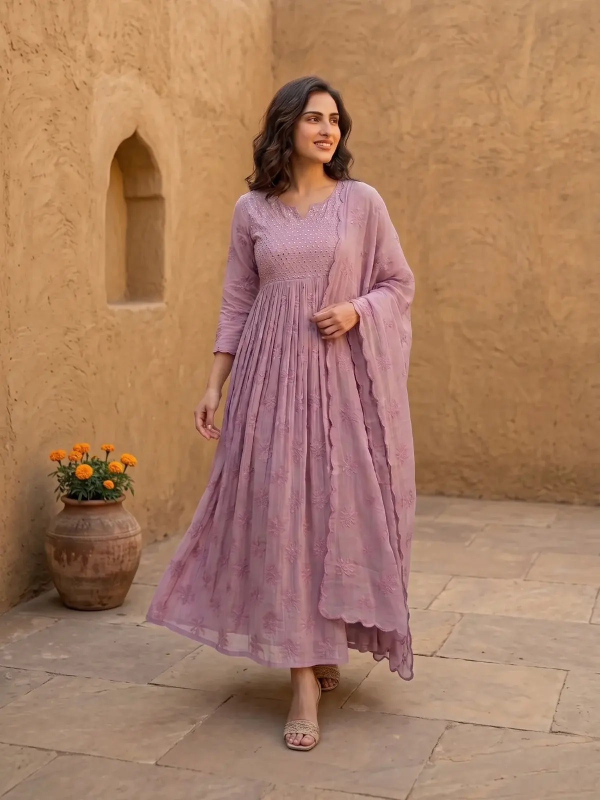 Lavender Mist Chinnon Suit